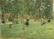 Max Liebermann Children Playing oil painting